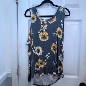 Maurices Sunflower Gray Tank Top